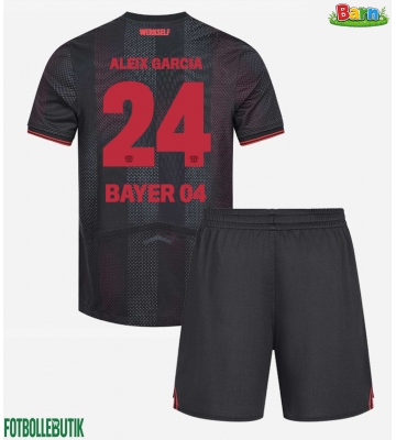 Bayer Leverkusen Aleix Garcia #24 Hemmaställ Barn 2025-26 Kortärmad (+ Korta byxor)